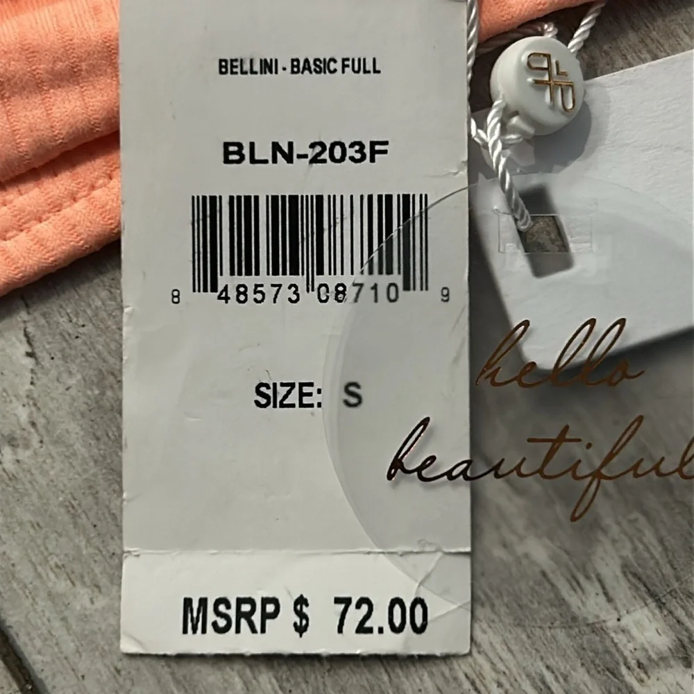 PILYQ Bellini basic full back bikini swim bottom size small